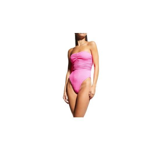 Apparel - Milly Textured Ruched 1pc Swimsuit, Nike, Vuori, Ralph Lauren, LSpace, BECCA - Original MSRP $3,162