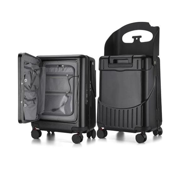 Bulyoou 20'' Ride-on Luggage Kids Rolling Suitcase, Lost Horizon Tesla Air & Foam Camping Mattress - MSRP $1,137