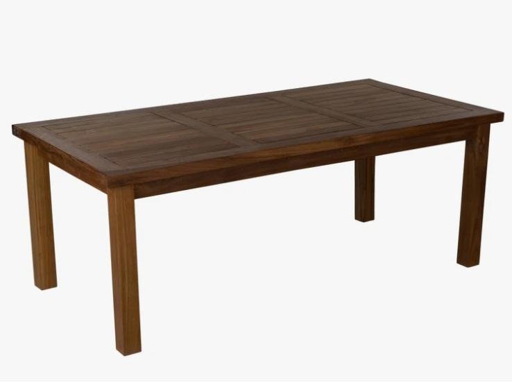 RRI Goods Teak Outdoor Coffee Table, 	Portable Baseball Batting Cage Net, Ekena Millwork Colton Surrounds - MSRP $2,526