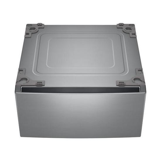 GE 27 in. Laundry Pedestal with Drawer in Gray Graphite Steel - MSRP $245