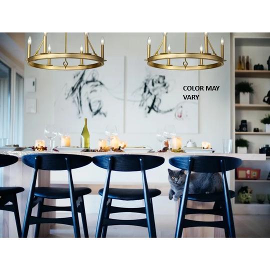 Z-Lite 482R-6RB Taper Candle Ring Chandelier - MSRP $336