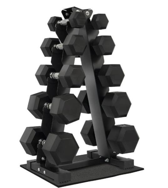 Fitvids Rubber Encased Hex Dumbbell Set/Storage Rack, VOOJOY 8000W Solar Street Lights, Coffee Maker - MSRP $1,696