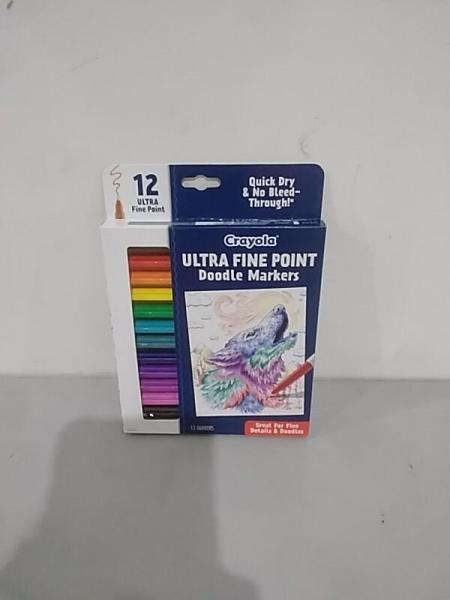 Bed Bath and Home - Crayola Ultra Fine Point Markers Art Markers Gifts for Teens 12 ct - MSRP $8,366