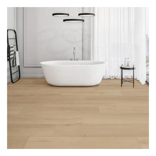 Lifeproof Blonde Espresso Oak 22 MIL x 9" x 60" Click Lock Waterproof Luxury Vinyl Plank Flooring - Est Retail $2,550
