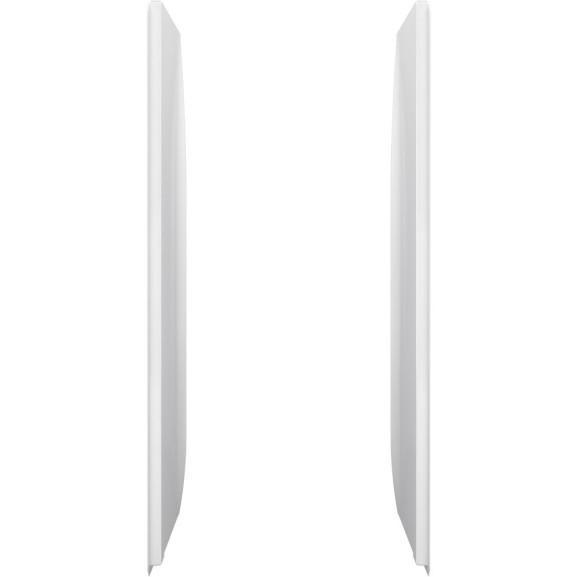 Plumbing - Sterling 2 Piece Shower End Wall Set, Bootz Porcelain Enameled Steel Bathroom Sink  - Est Retail $749