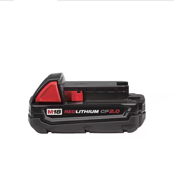 Milwaukee M18 18-Volt 2.0 Ah Lithium-Ion Compact Battery - MSRP $119
