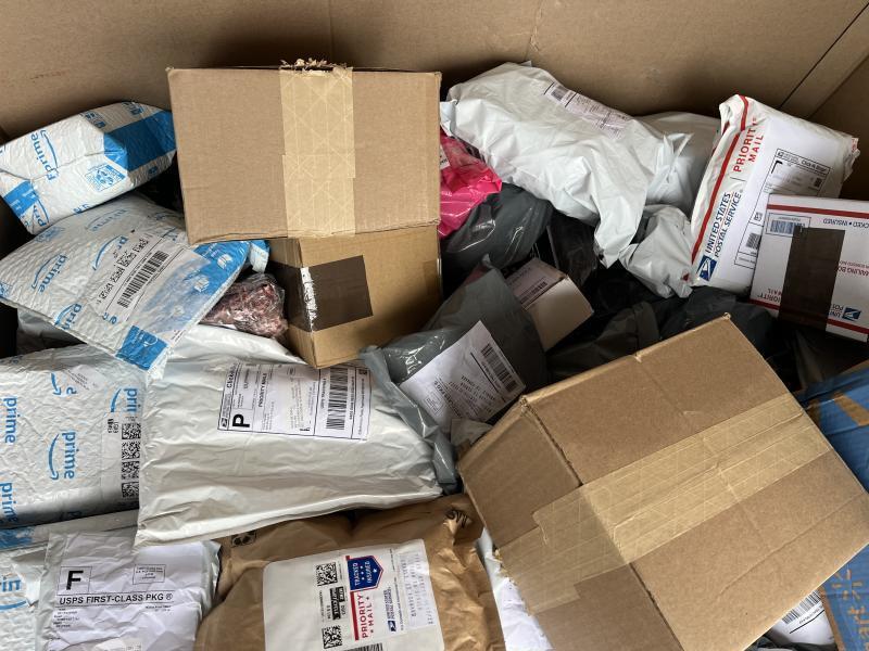 Variety Of Lost Mail, Undelivered Post, Wholesale Packages Merchandise Returns
