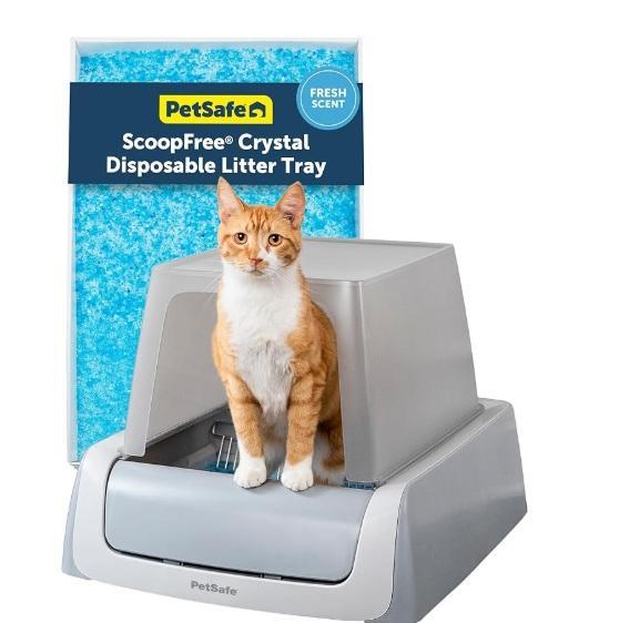 PetSafe ScoopFree Crystal Pro Legacy Auto-Clean Cat Litter Box, Modern Cat Tree, Evaporative Air Cooler - MSRP $1,227