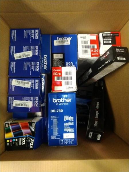 Printer Ink & Toner - Brother, Canon, Epson, Lexmark - MSRP $2,615