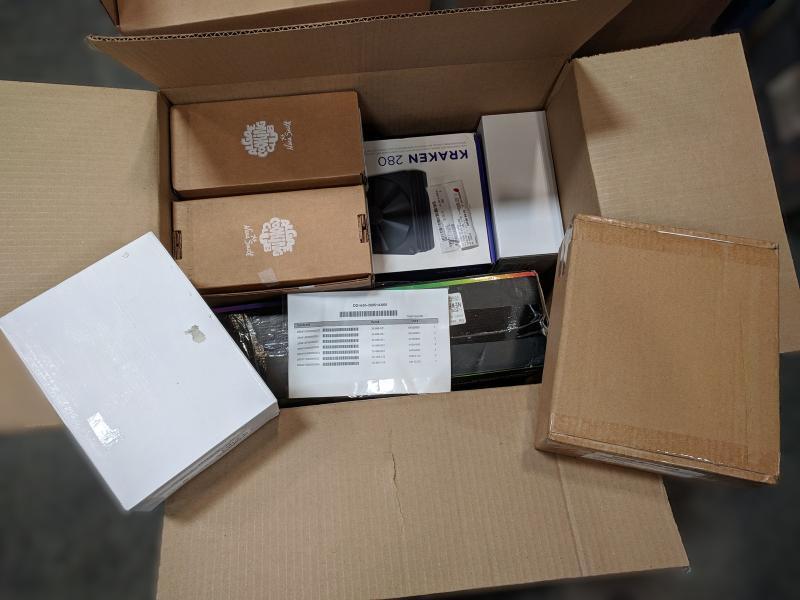 Liquid Cooling, Gaming Computer Accessories Lot & More - $2.5K - 25Qty