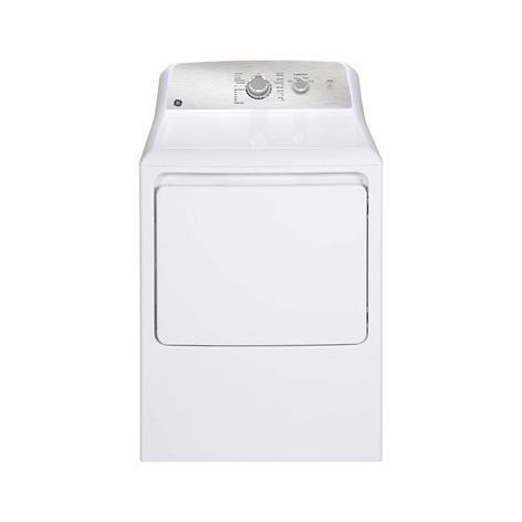 Salvage - GE GTD40EBMRWS 7.2 cu.ft. Vented Electric Dryer - MSRP $654