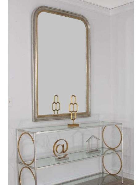 Housewares - Chateau Wood Flat Wall Mirror, AirFrame Bed Frame w/Headboard, Brittnie 25.5" Counter Stool - MSRP $2,920