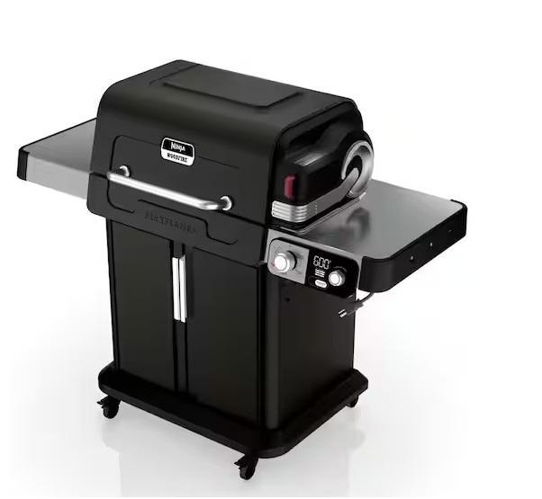 Outdoors - Ninja FlexFlame+ 3-Burner 5-in-1 Propane & Electric Grill, Full Griddle & Table - Est Retail $1,305 -1plt