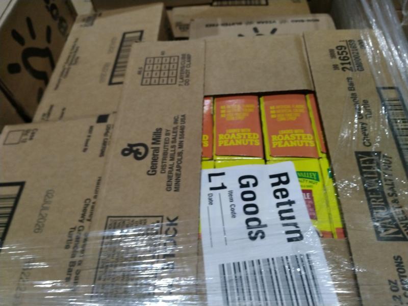 Grocery - Bobo's Oat Bar Peanut Butter, Mini Pops Lollipop Bag, Pace Chunky Salsa Mild - MSRP $17,945