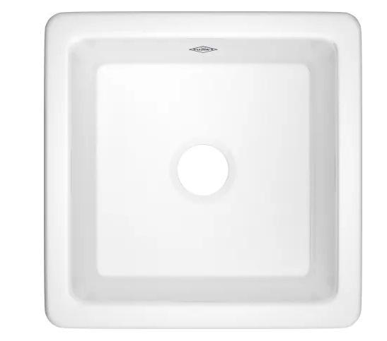 Shaws RC1818WH Fireclay Kitchen / Bar Sink - MSRP $1,184