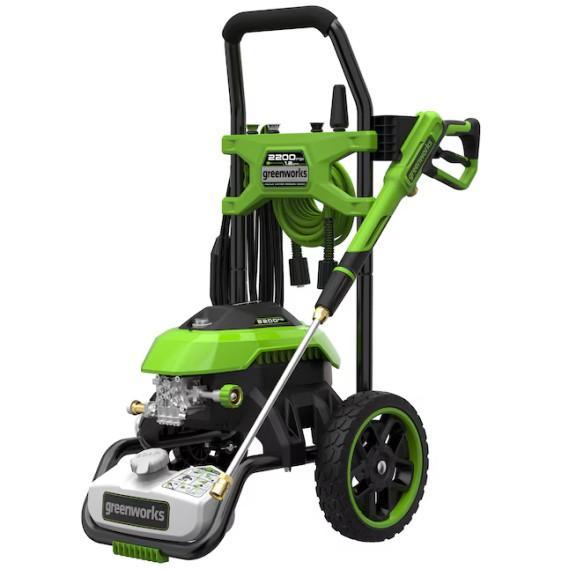 Greenworks Pressure Washer, Edenmore 20" Fandelier, Master Forge Vertical Charcoal Smoker - MSRP $2,047