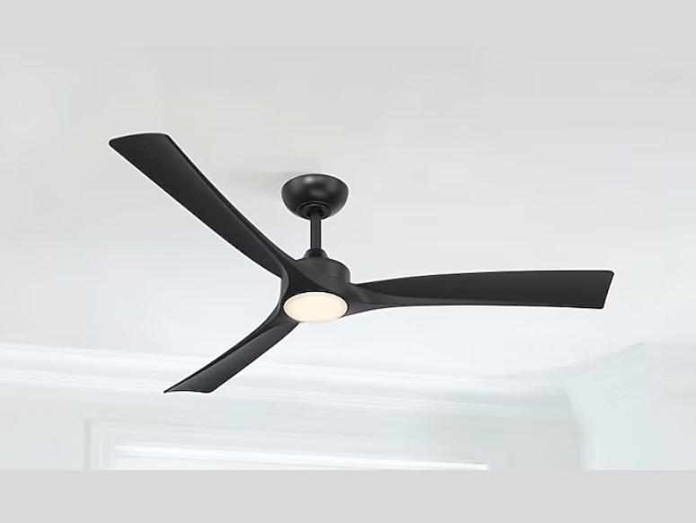 Harbor Breeze Calavar 52in LED Ceiling Fan, Johnson Level Aluminum 48in 2-Vial Box Beam Level, Kobalt - MSRP $2,526