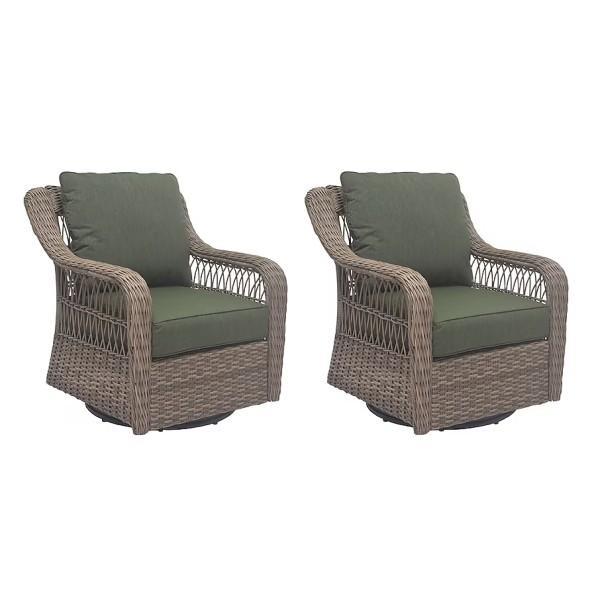 Grand Haven Patio Chairs, Propane Fire Pit Table, Charbroil LP Gas Grill - MSRP $2,204