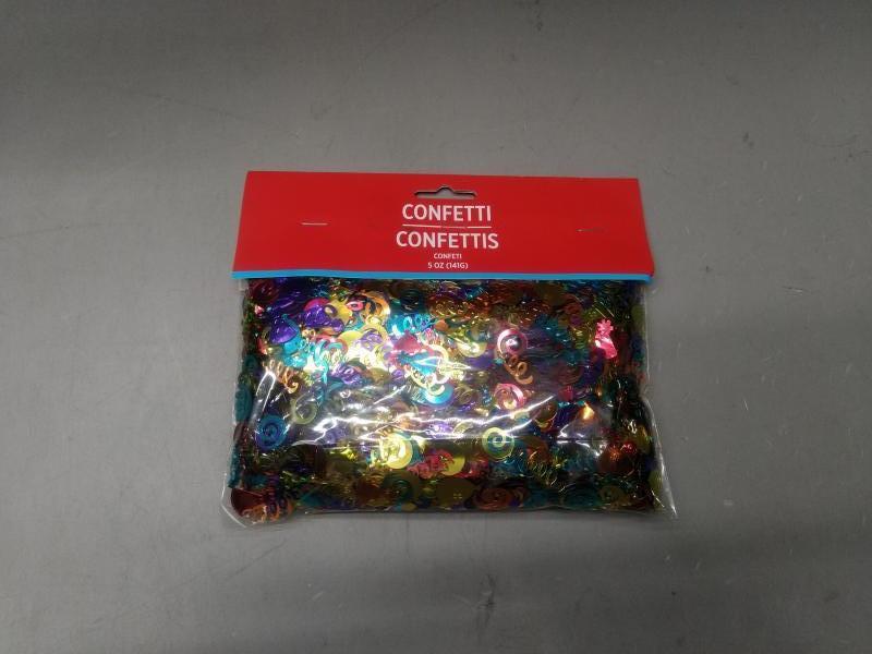 Amscan Metallic Birthday Party Confetti - MSRP $1,995