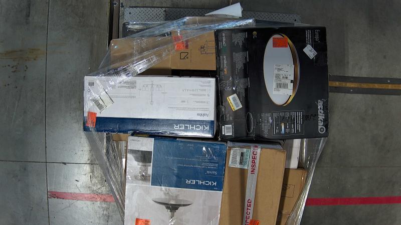 Lighting & Electrical - SILJOY, HDC, ZSMIHDOH, Commercial Electric, Genoci, Hampton Bay - Est Retail $9,684- 2plts