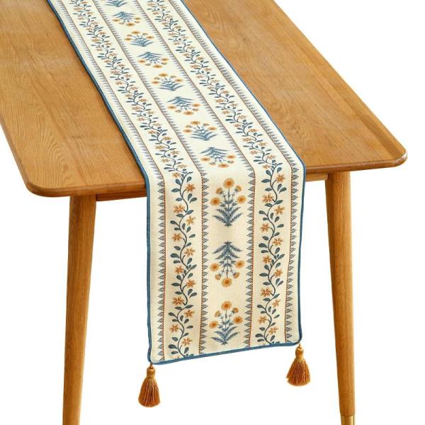 Home - Isaenne Table Runner, VHC Window Curtains, DII Napkin Rings - MSRP $1,006