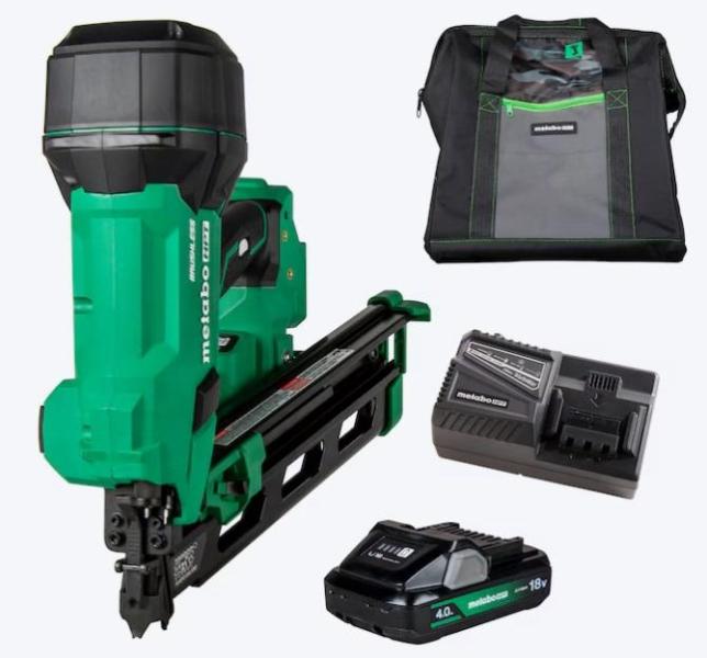Metabo HPT Multi-V 3-1/2in 21-Degree Cordless Roundhead Framing Nailer, Kobalt XTR 2-1/2in Framing Nailer - MSRP $4,553