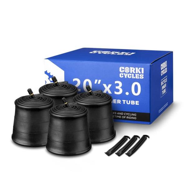 Outdoors - Corki Cycles 20in Fat Bike 4pkTire Tubes, Missiscily 2pk 2208864 Snowplow Blade Protectors - MSRP $1,937