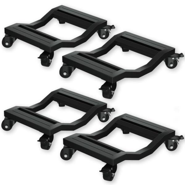 General Merchandise - I'Ezonk Industrial Stainless Steel Car Dolly Set, Muzata Black Corner Cable Railing - MSRP $5,863