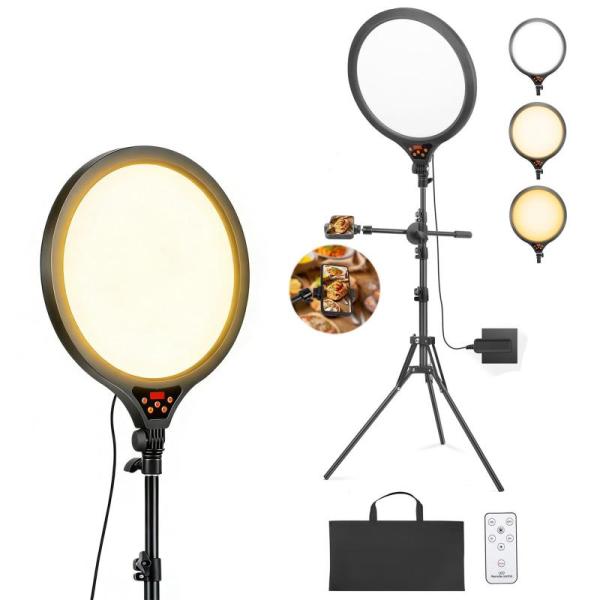 Camera - Phansthy 3-Light Kitchen Island Lightings, SEDGEWIN Ring Lights, BYSTONE Backdrops Kits - MSRP $1,281