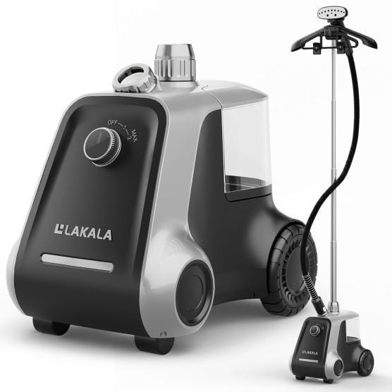 Lakala Garment Steamer, Cat Water Fountain, Solid Wood Saddle-Seat Barstools - MSRP $1,919