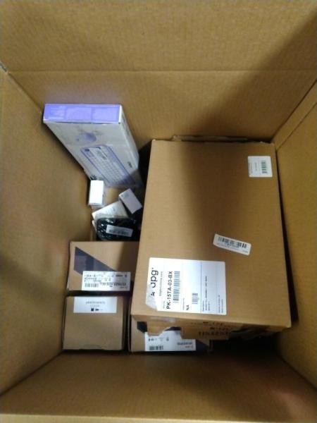 Electronics - HP LaserJet Printer, Poly Savi DECT Headset, WD 8TB My Book External Hard Drive - MSRP $2,378