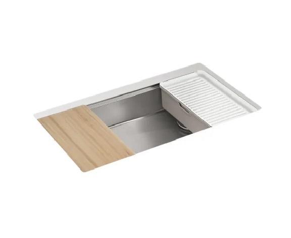 Kohler K-33663-PC-NA Stainless Steel Kitchen Sink - MSRP $1,054