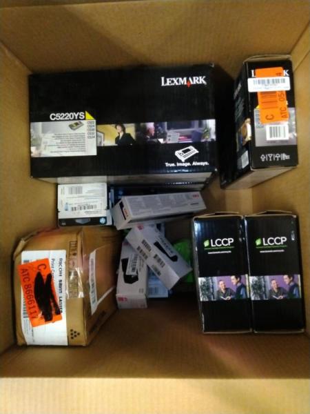 Printer Ink & Toner - Lexmark, Okidata, HP, Dell, Ricoh - MSRP $2,497