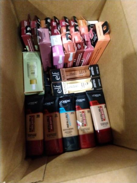 Health and Beauty - Pixi Skintreats Exfoliating Gel, L'Oreal Paris Foundation, Revlon Nail Enamel - MSRP $834
