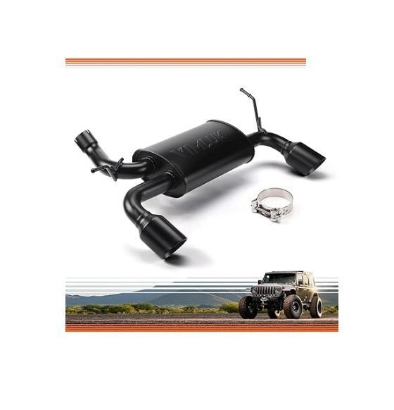 VIMLUK Exhaust Muffler System Dual CatBack 2018-23 Wrangler JL, SUPERJARE Rattan Console Sofa Tables - MSRP $2,944