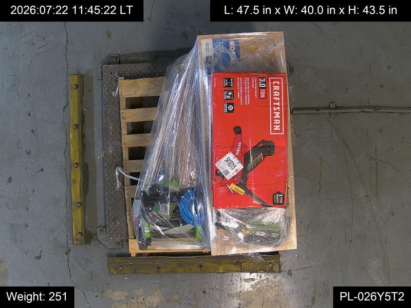 Greenworks 3000PSI 2GPM Cold Water Electric Pressure Washer, Kobalt Rolling Lavender Woodwork Bench - MSRP $1,035