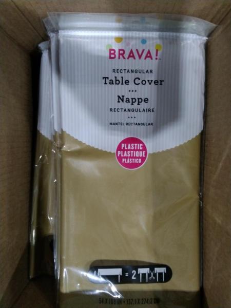 Seasonal- American Greetings Swirl Decorations, Gold Plastic Table Cover, Beauty 360 Facial Cleansing - MSRP $1,364