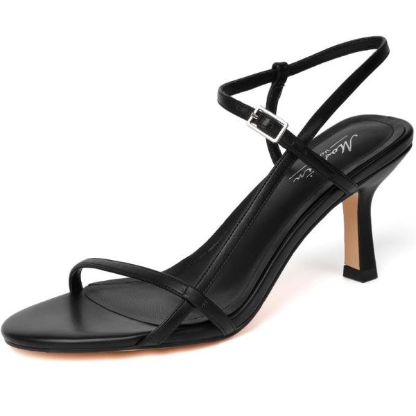 Shoes - Mostrin Black Strappy Heels, BCTEX COLL Kitten Slingback Closed Pointed Toe Heels, Flip Flops - MSRP $26,293