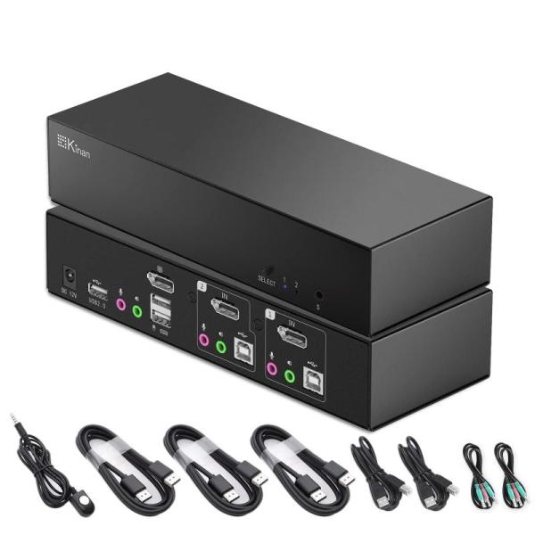 General Merchandise - Kinan Displayport KVM Switch 1 Monitor, BBQ Future Locking Caster, Mulch Glue - MSRP $17,423