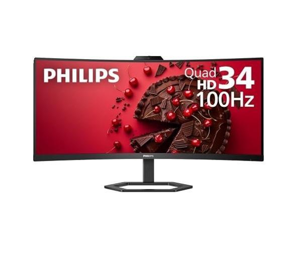 Philips 34E1C5600HE 34" QHD Monitor, TVU 5-Tier 65" Bookshelf, YFJBDKS Fun& Fitness Kids Exercise Bike - MSRP $1,783
