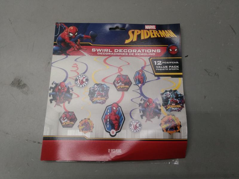 General Merchandise- American Greetings Amscan Spider-Man Decorations - MSRP $2,173