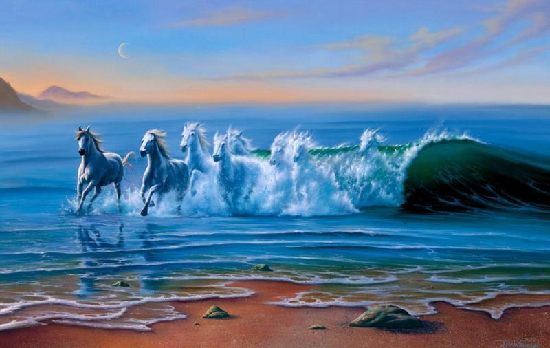 10 Hand Signed Jim Warren canvas giclees - NEW IMAGES