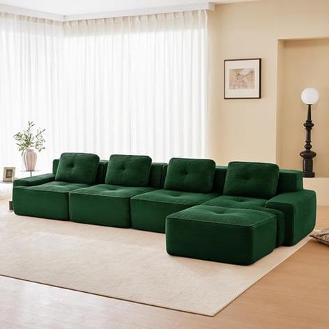 TRUCKLOAD - Keiki Oversized Corduroy Sectional, Manitowoc Ice Maker, Blue Wave Swimming Pool - MSRP $43,029