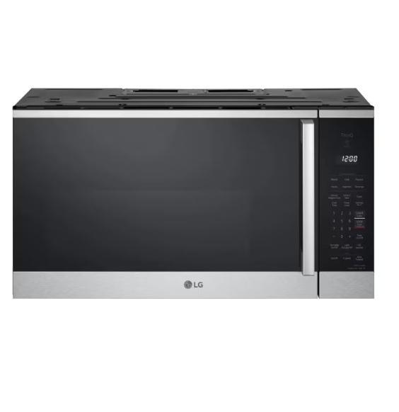 LG 1.8cu.ft Smart Over-the-Range Microwave Oven, MVEM1825X - MSRP $345