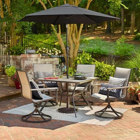 Home Improvement - Style Selections Patio Dining Chairs, Kwikset Black Door Handles, SmartCode Deadbolt - MSRP $2,481
