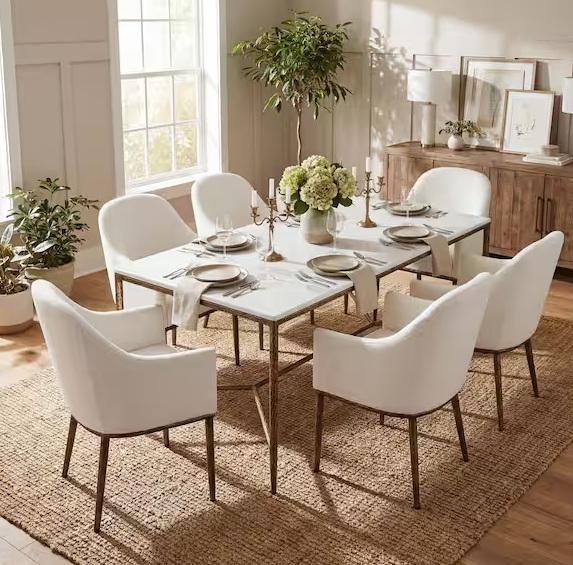Home Decor- CHRISTOPHER KNIGHT HOME Dinning Set, Harper & Bright Designs, Martin Svensson Home, Husky-Est Retail $4,061