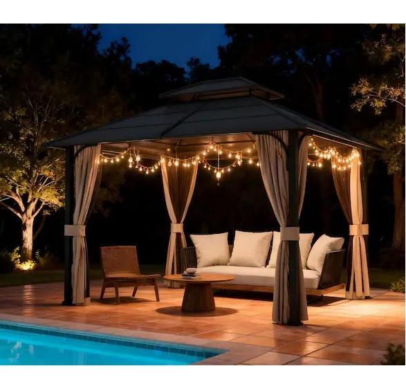 Doors & Windows - GAZEBEST Roof Gazebo, HOMACER, Weather Star, easelife, Levolor, RomeDay, Everbilt - Est Retail $3,111