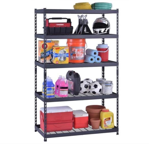 Home Improvement - Husky 5-Shelf Steel Heavy-Duty Garage Storage Shelving Unit and More - Est Retail $2,613