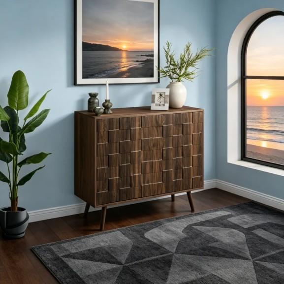 Furniture - George Oliver Accent Chest, Inbox Zero Oval Computer Desk, Cirsten Set of 2 Nightstands - MSRP $2,743