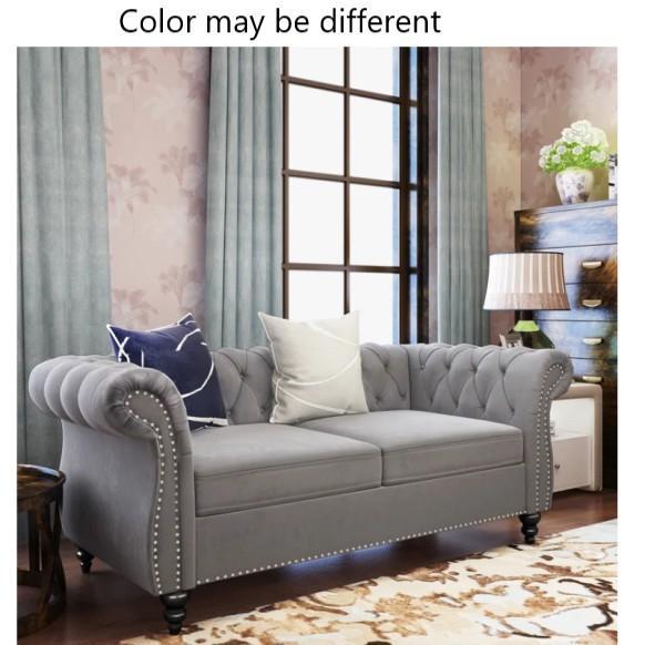 Furniture - Famke Reception Loveseat, Ca'Lefort Wine Cooler, Genive Upholstered Headboard - MSRP $1,826